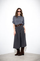 Cashmere wool box sweater