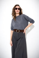 Cashmere wool box sweater