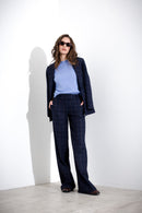 Cashmere wool box sweater