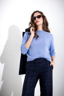 Cashmere wool box sweater