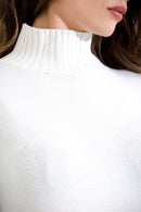 Maglia in pura lana a collo alto FRIENDLY SWEATER