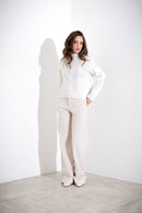 Maglia in pura lana melange a lupetto FRIENDLY SWEATER