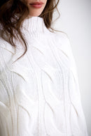 Maglia in pura lana melange a lupetto FRIENDLY SWEATER