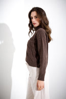 Maglia in pura lana melange a lupetto FRIENDLY SWEATER