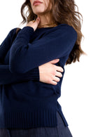 Maglia in pura lana girocollo FRIENDLY SWEATER