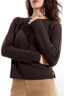 Maglia in pura lana girocollo FRIENDLY SWEATER