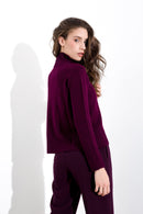 Maglia in pura lana a collo alto FRIENDLY SWEATER