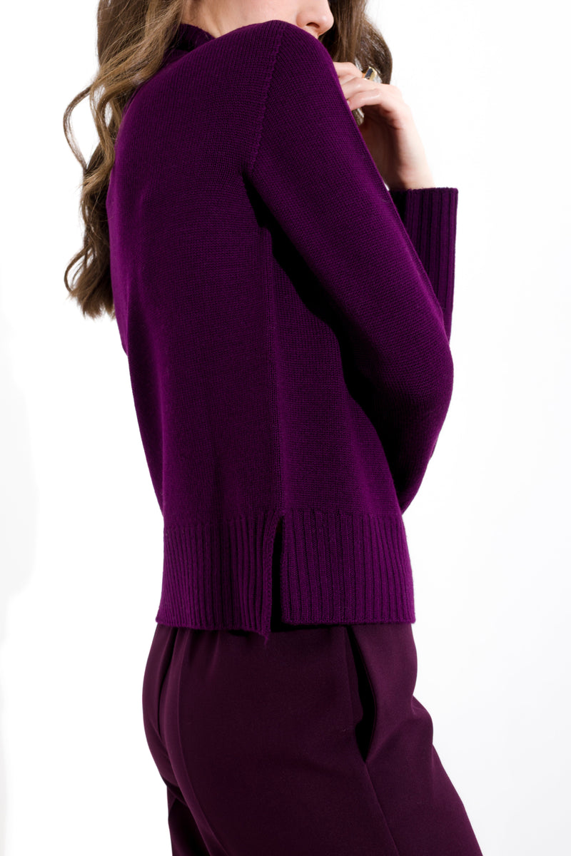 Maglia dolcevita in pura lana FRIENDLY SWEATER