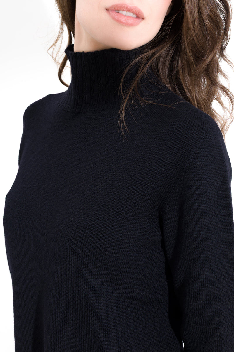 Maglia in pura lana a collo alto FRIENDLY SWEATER