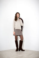 Maglia dolcevita in pura lana FRIENDLY SWEATER