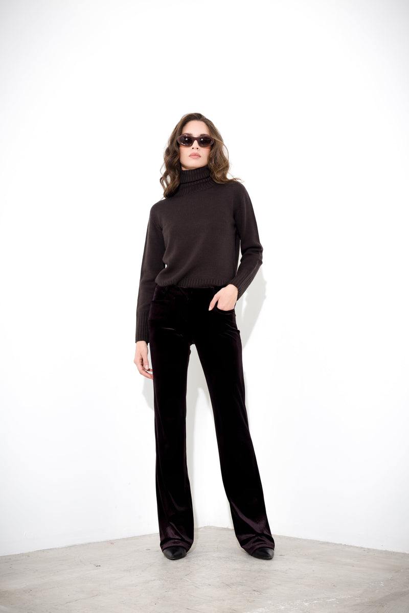 Maglia dolcevita in pura lana FRIENDLY SWEATER